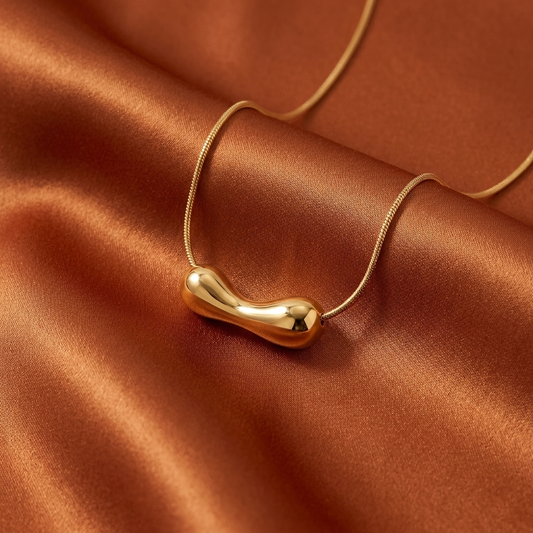 Gold Bean Pendant
