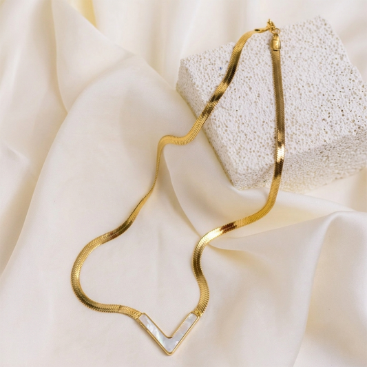 Gold Chevron V-chain