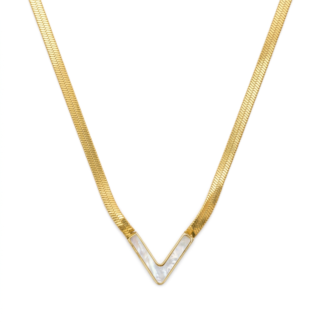 Gold Chevron V-chain