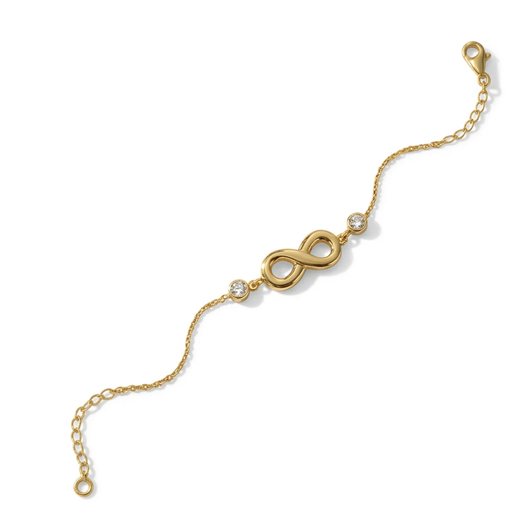 Infinity charm bracelet