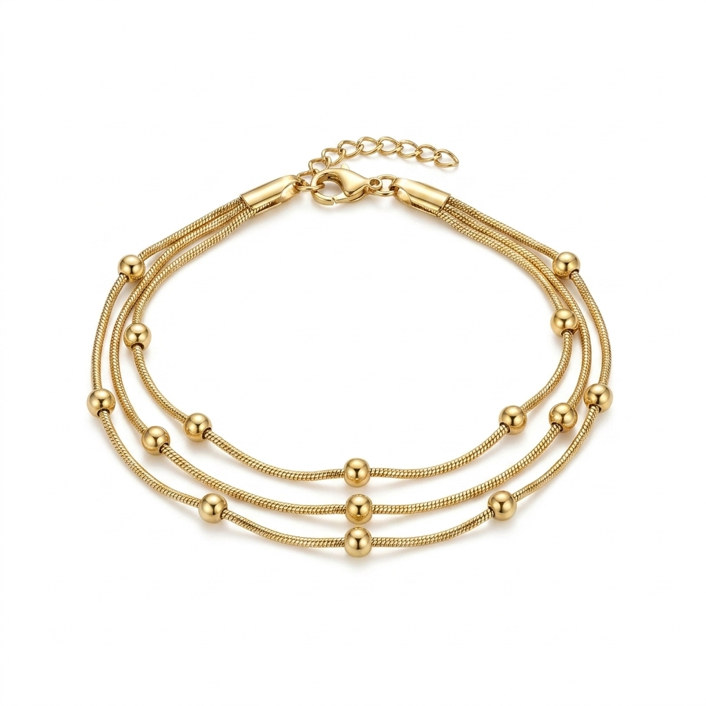 Multi-Layer Bead Bracelet