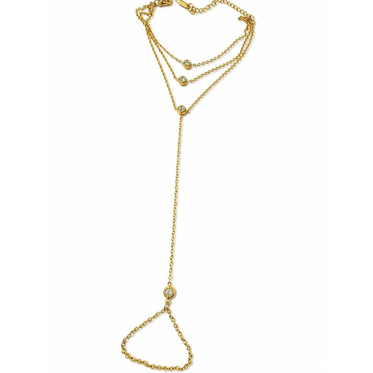 Trio Zircon Handchain