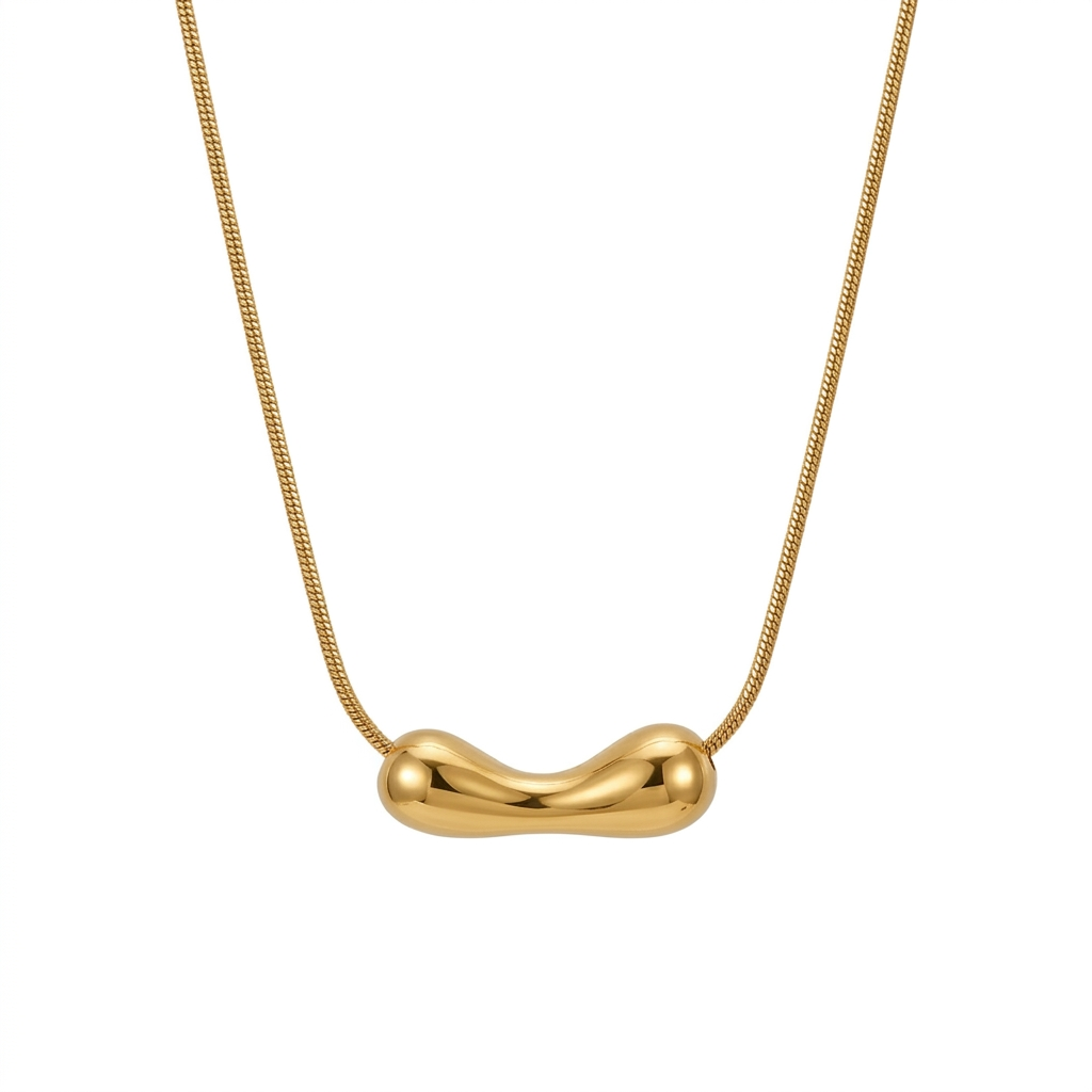 Gold Bean Pendant