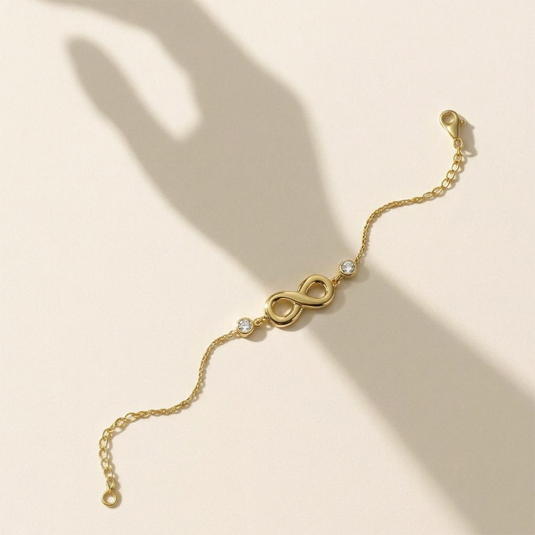 Infinity charm bracelet