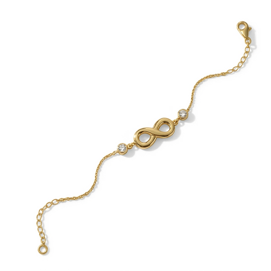 Infinity charm bracelet