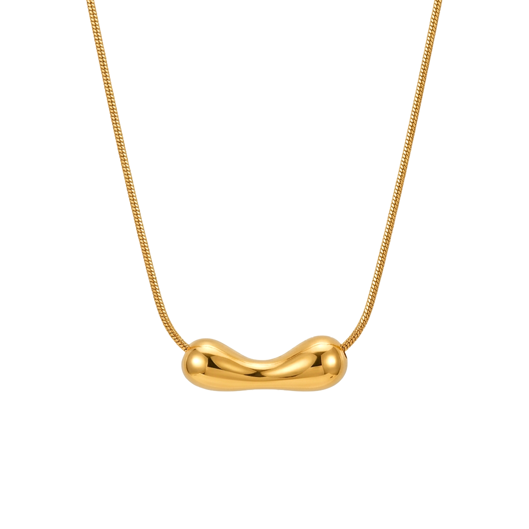 Gold Bean Pendant