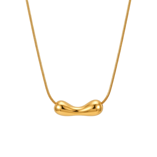 Gold Bean Pendant