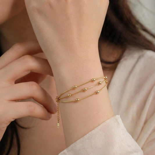 Multi-Layer Bead Bracelet