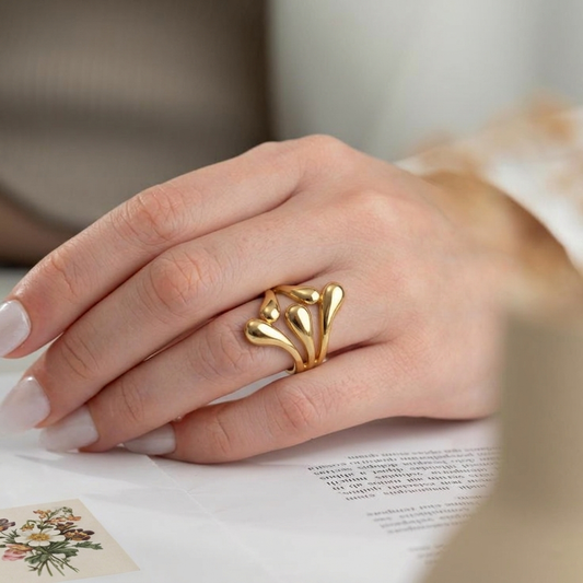 Nazneen Droplet Ring