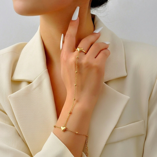 Nazneen heart handchain
