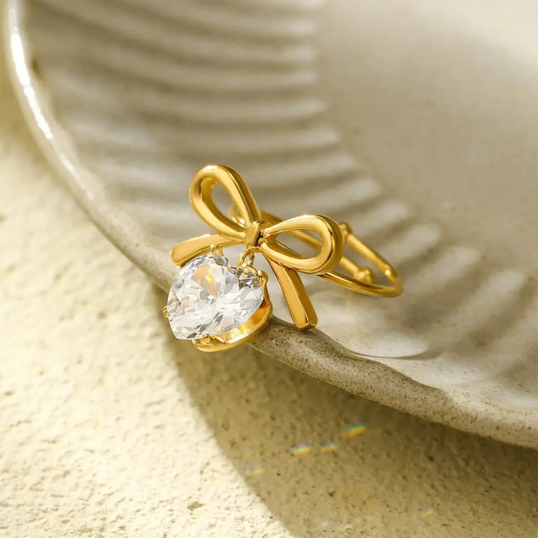 Bow Zircone Ring