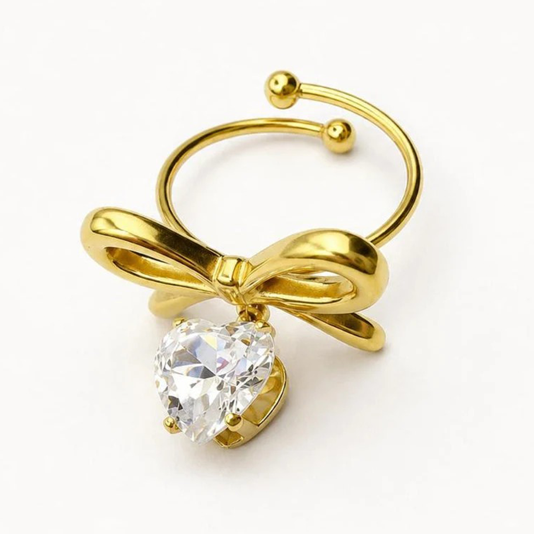 Bow Zircone Ring