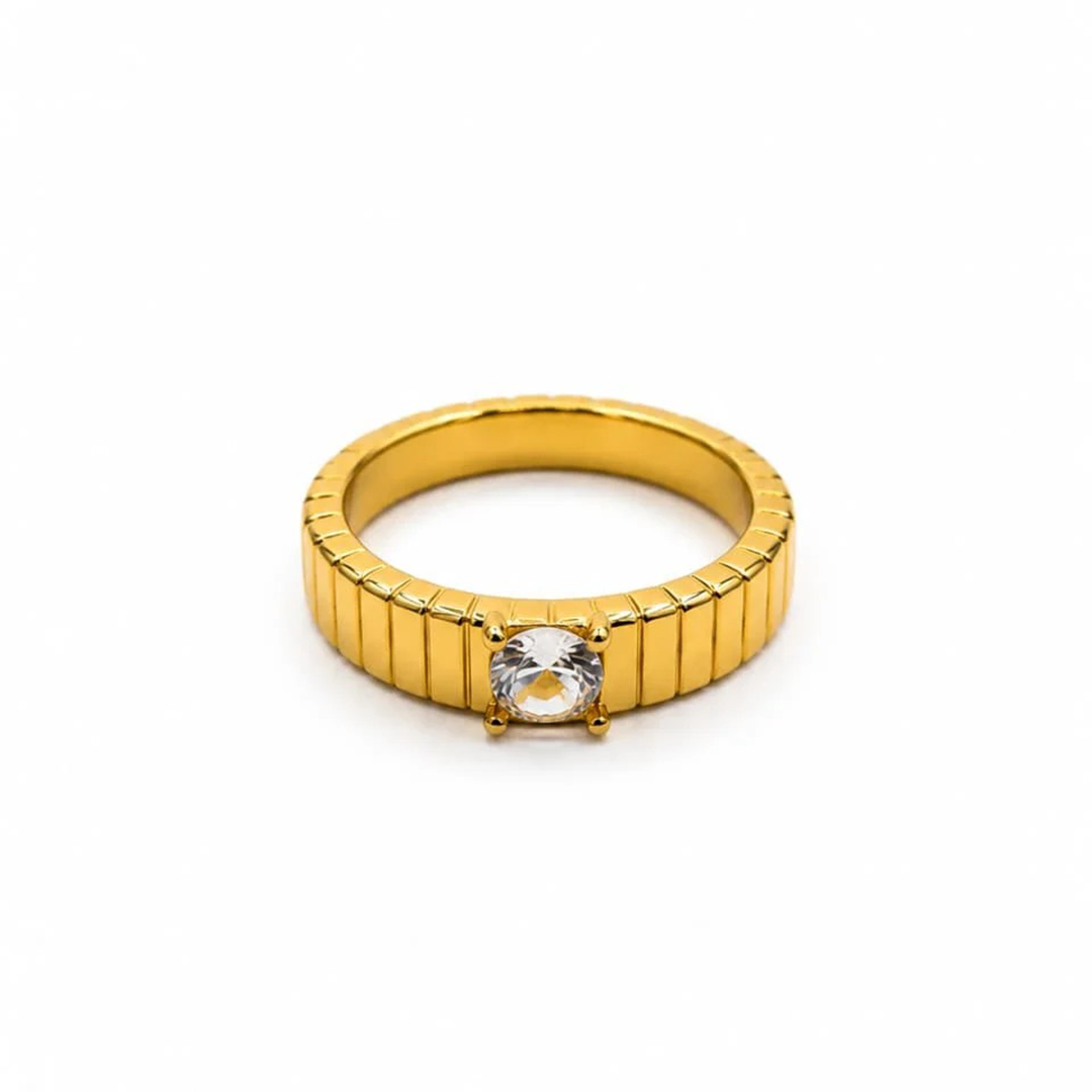 Single Zircone Ring