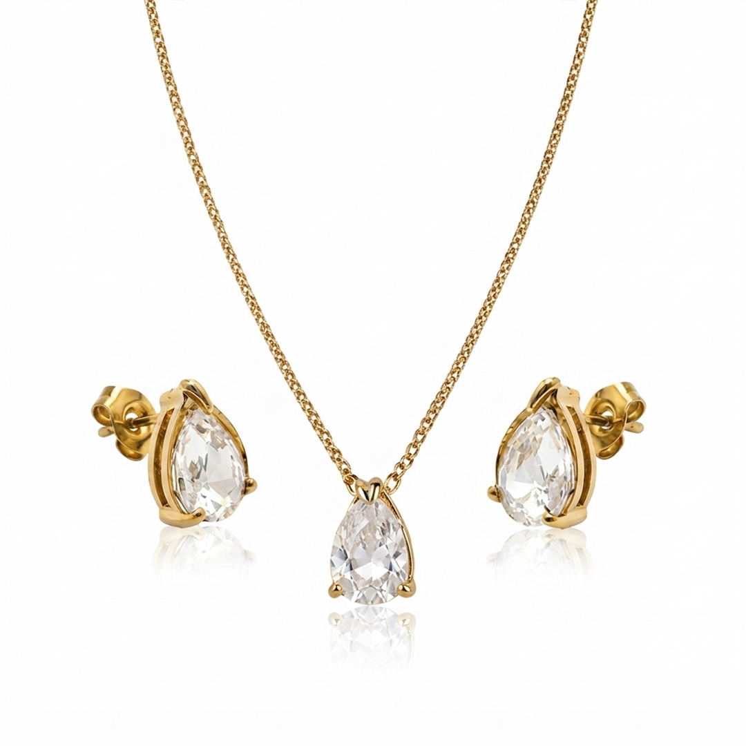 Triangle Zircone Set